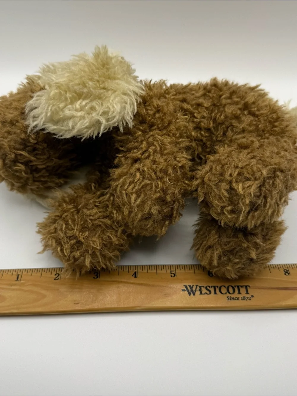 Vintage 1999 Rare Ganz “Puppers” H3421  Brown/Cream Scruffy Dog Plush (GZPL-02)